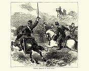 谢登将军在Cedar Creek战役中的表现，美国内战