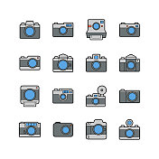 相机和摄影图标