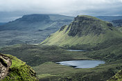 Skye岛的Quiraing徒步小径