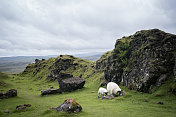 Skye岛的Quiraing徒步小径