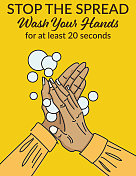 洗手的海报