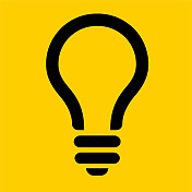 灯泡的想法图标
