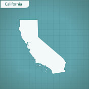 加州地图