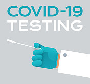 CoViD-19冠状病毒检测专业医务人员