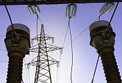配电变电站的电塔及设备详图