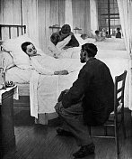 亨利-朱尔斯-让-杰弗里的《医院来访日》――19世纪