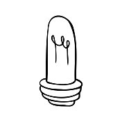 灯泡卡通插图 灯泡卡通插图