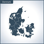 丹麦地图