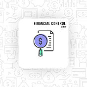 财务控制图标