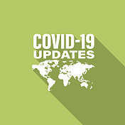 冠状病毒图标:covid -19更新