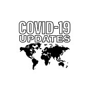 冠状病毒图标:covid -19更新