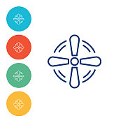 风扇智能家居圈图标