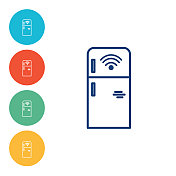 无线家电智能家居圈图标