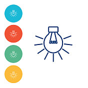 灯泡智能家居圈图标