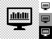 在线图书馆图标在棋盘透明的背景