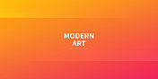 现代抽象背景-橙色渐变