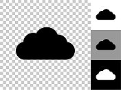 云图标上的棋盘透明背景