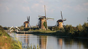 传统荷兰风车荷兰