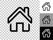 主图标上的棋盘透明背景