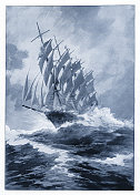 1899年，德国快船波托西号在合恩角附近