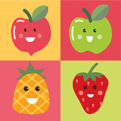 五颜六色的水果设计