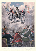 19世纪90年代，法国拿破仑出现在德国将军面前