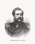 Bernhard von Langenbeck(1810-1887)，德国外科医生，wood engraving, 1893年出版