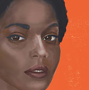 这是一个非洲女孩法拉希的生动肖像