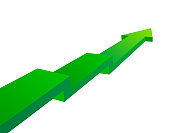 发展绿色箭头 发展绿色箭头