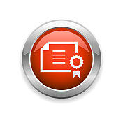 证书光滑图标 证书光滑图标