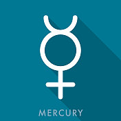 水星行星符号图标 水星行星符号图标