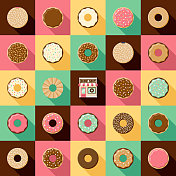 甜甜圈商店图标设置