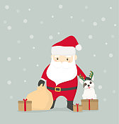 圣诞老人和小狗，圣诞老人的小帮手