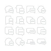 语音气泡图标 语音气泡图标