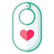 Bib图标上透明的背景