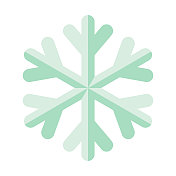 雪花图标上透明的背景 雪花图标上透明的背景