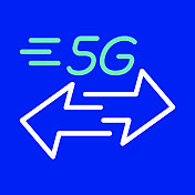 5G网络线路图标。可编辑的中风。简单的轮廓图标。