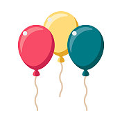 气球图标上透明的背景