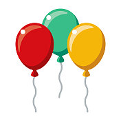 气球图标上透明的背景 气球图标上透明的背景