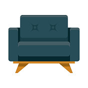 扶手椅图标上透明的背景 扶手椅图标上透明的背景