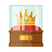皇冠在透明背景上的显示情况图标