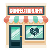 糖果店的透明背景 糖果店的透明背景