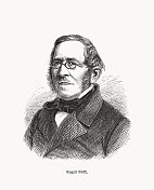 August Boeckh(1785-1867)，德国古典学者，木刻，1893年出版