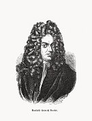 巴托德・海因里希・布罗克斯(1680-1747)，德国作家，木刻，1893年出版