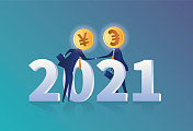 2012年，人民币与英镑的合作