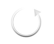 白色的圆形箭头