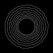 多个圆圈在不均匀的同心圆年轮,框架复制空间。 多个圆圈在不均匀的同心圆年轮,框架复制空间。