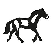 马动物剪影 马动物剪影