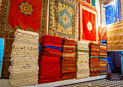 马拉喀什的摩洛哥手工地毯