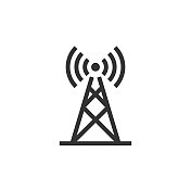无线天线线路图标 无线天线线路图标